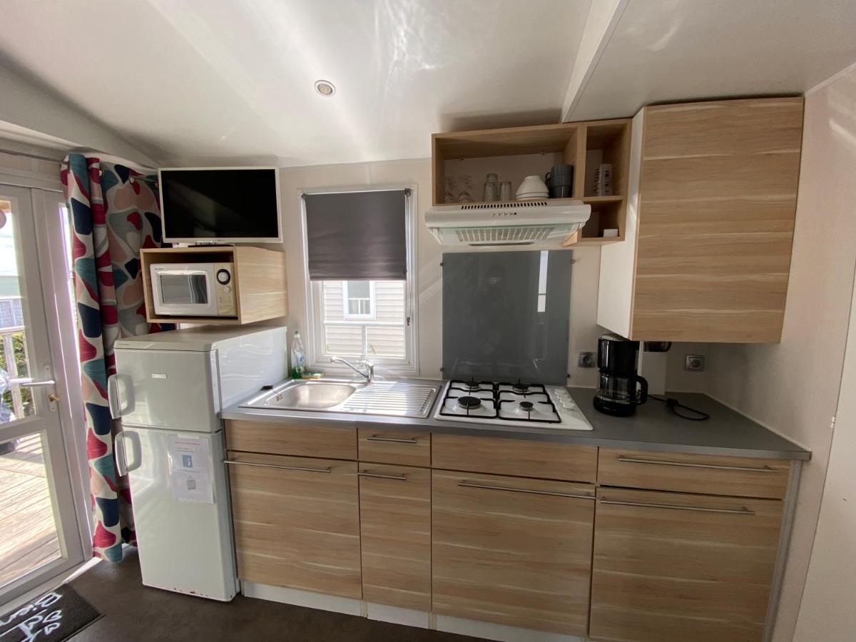 Camping Le Clos Savoye Biville-sur-Mer ภายนอก รูปภาพ